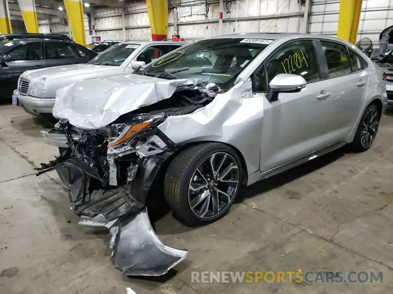 2 Photograph of a damaged car JTDT4MCE5MJ067161 TOYOTA COROLLA 2021