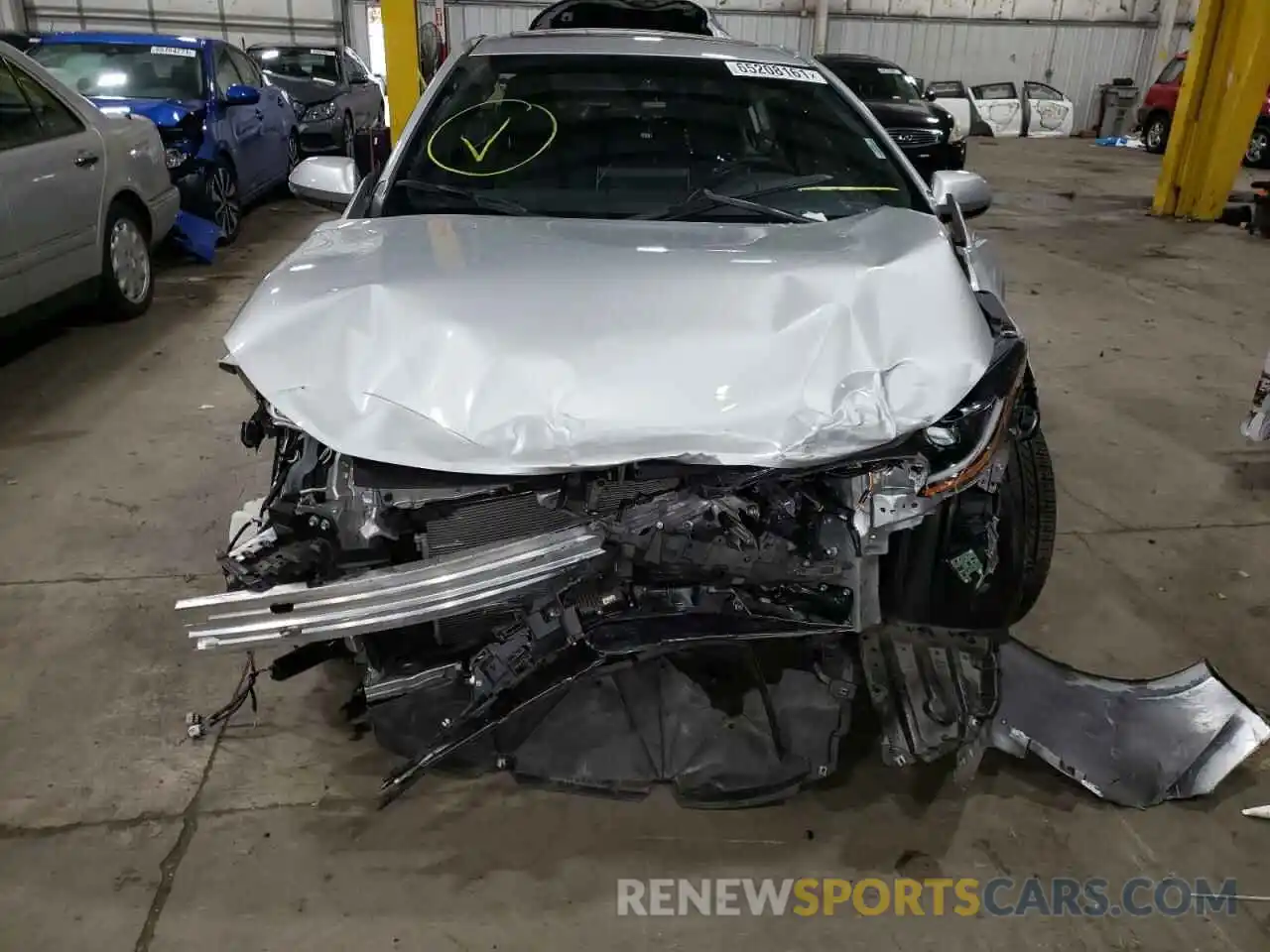 9 Photograph of a damaged car JTDT4MCE5MJ067161 TOYOTA COROLLA 2021