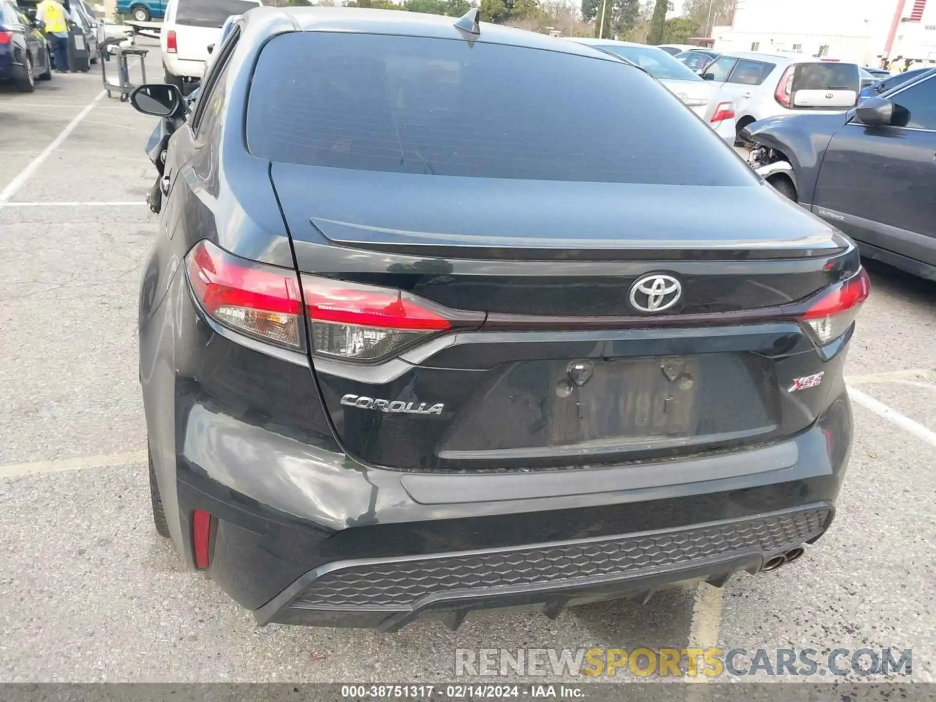 16 Photograph of a damaged car JTDT4MCE6MJ057836 TOYOTA COROLLA 2021