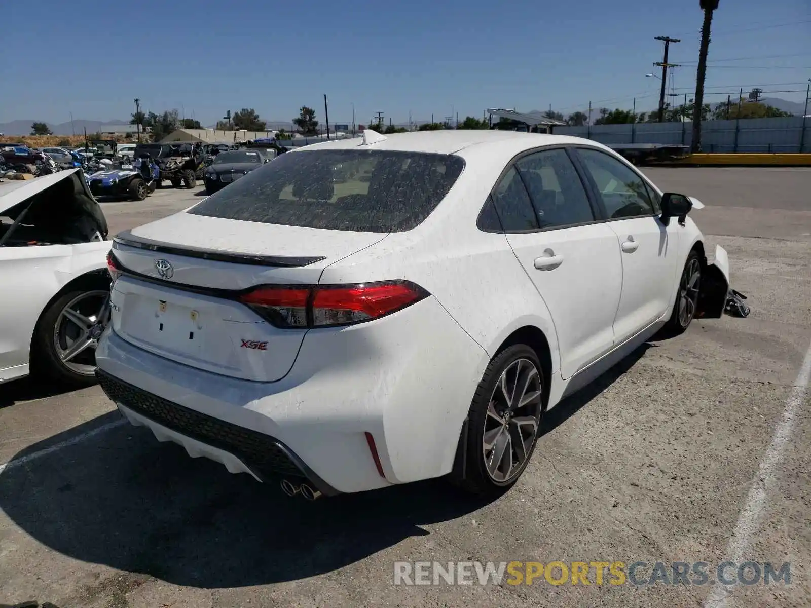 4 Photograph of a damaged car JTDT4MCE6MJ065239 TOYOTA COROLLA 2021