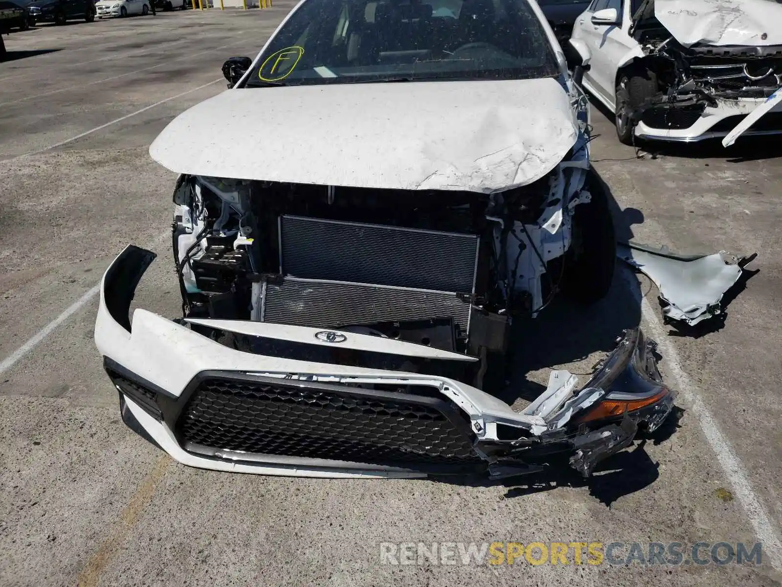 9 Photograph of a damaged car JTDT4MCE6MJ065239 TOYOTA COROLLA 2021