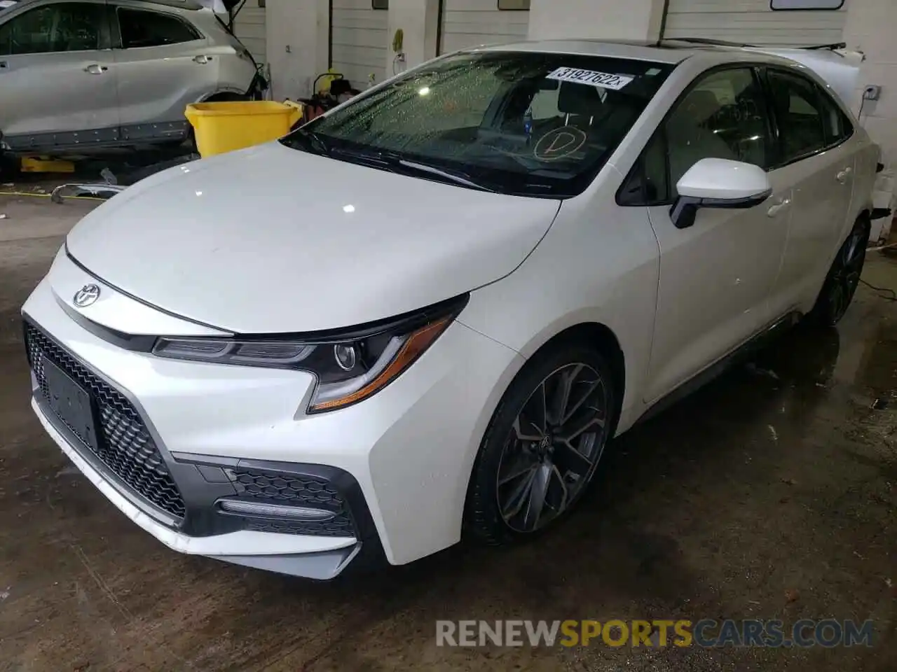 2 Photograph of a damaged car JTDT4MCE8MJ058695 TOYOTA COROLLA 2021