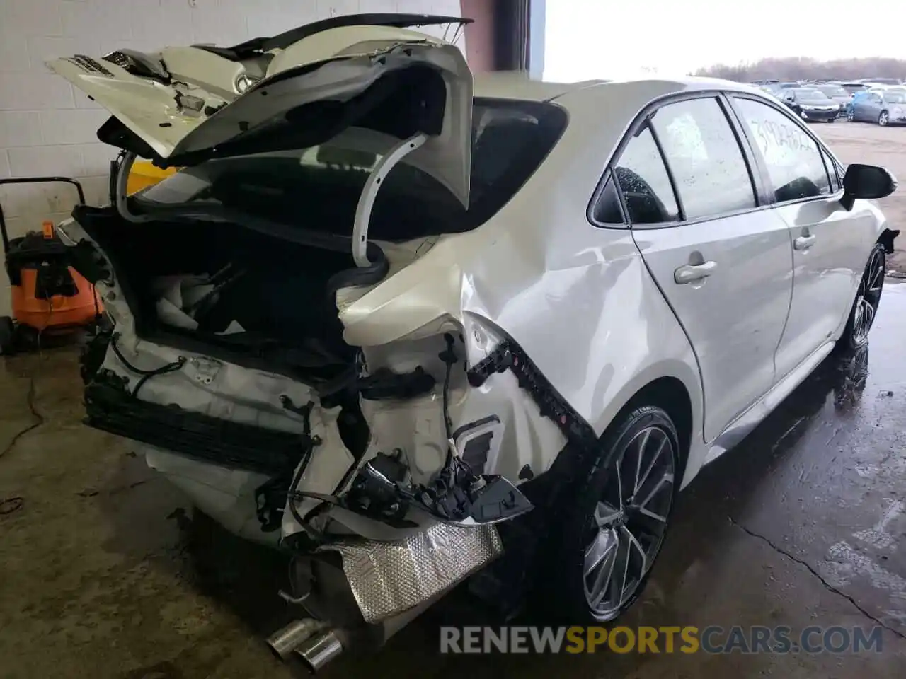 4 Photograph of a damaged car JTDT4MCE8MJ058695 TOYOTA COROLLA 2021