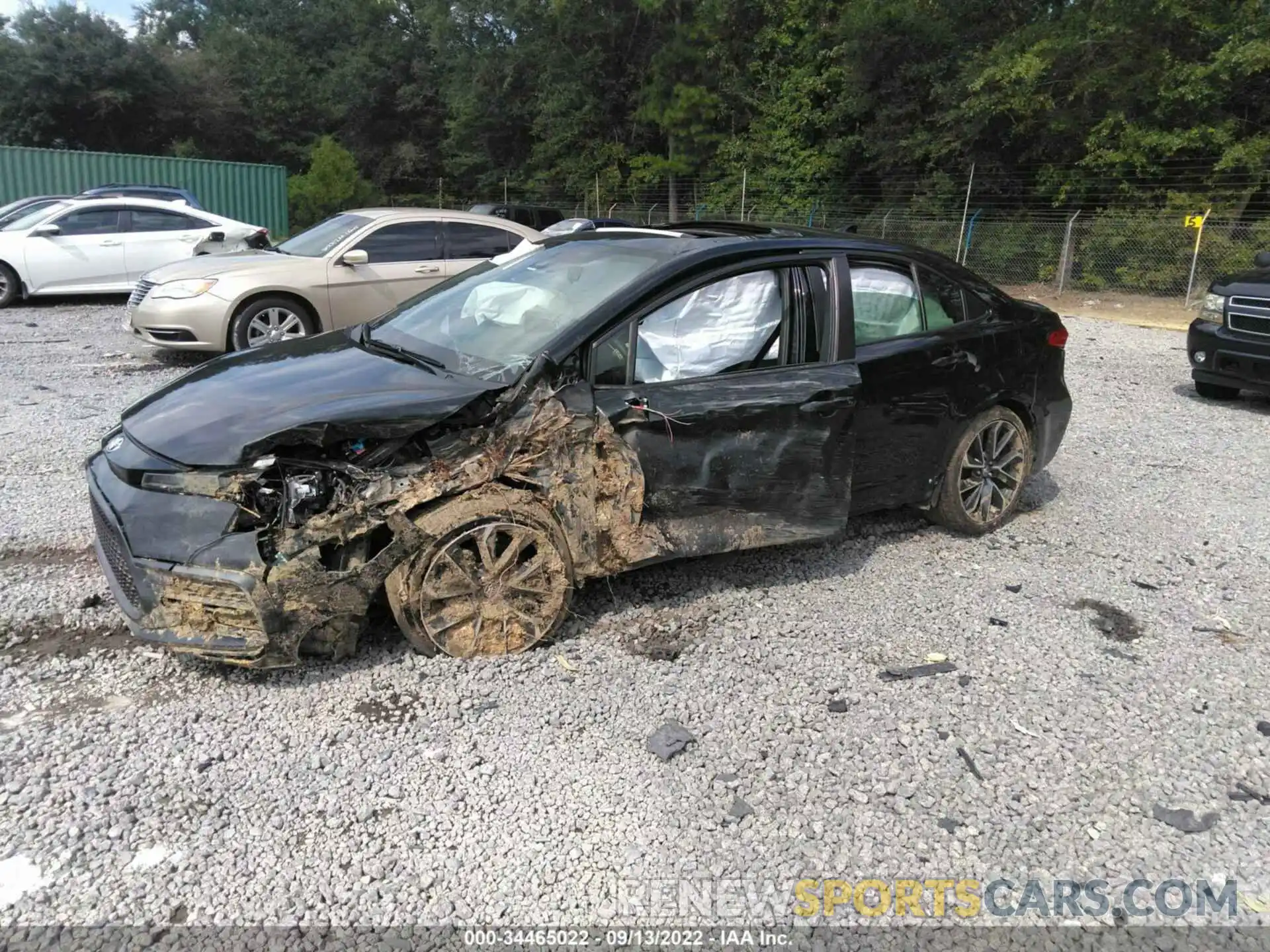 2 Photograph of a damaged car JTDT4MCE8MJ058714 TOYOTA COROLLA 2021