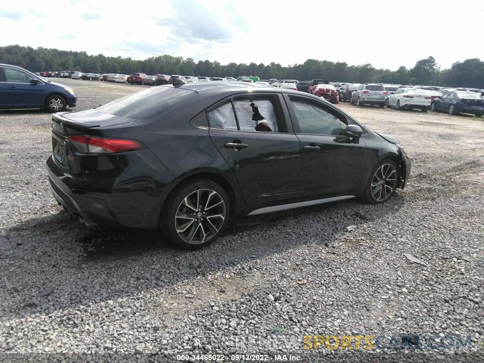 4 Photograph of a damaged car JTDT4MCE8MJ058714 TOYOTA COROLLA 2021