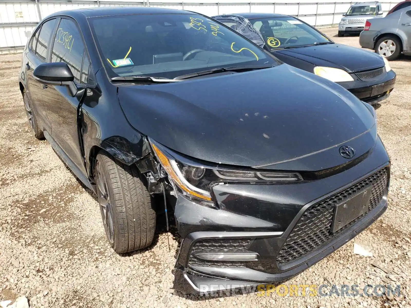 1 Photograph of a damaged car JTDT4MCE8MJ063332 TOYOTA COROLLA 2021