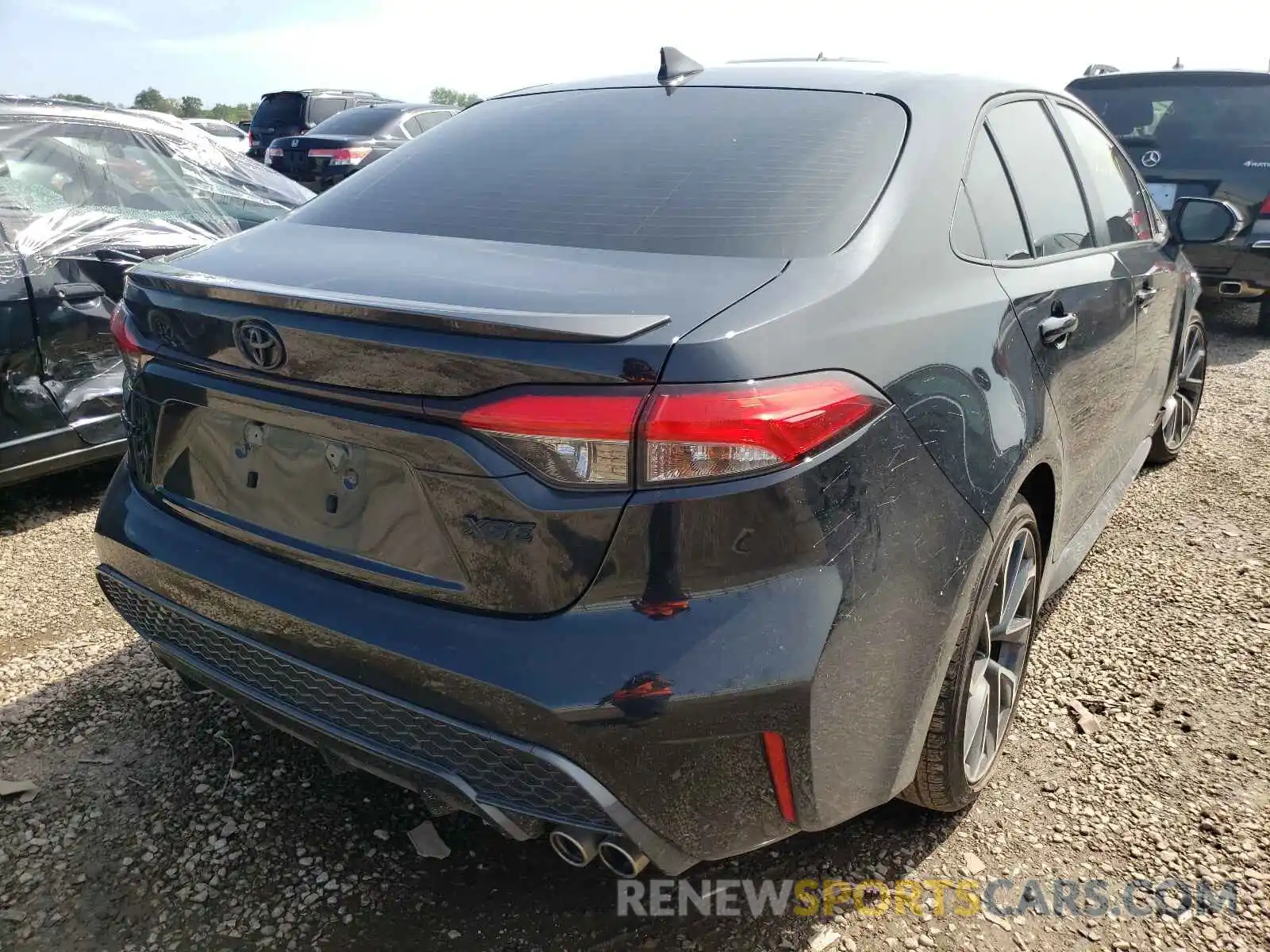 4 Photograph of a damaged car JTDT4MCE8MJ063332 TOYOTA COROLLA 2021