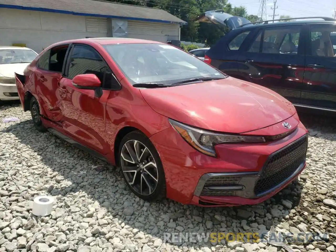 1 Photograph of a damaged car JTDT4MCE8MJ068899 TOYOTA COROLLA 2021