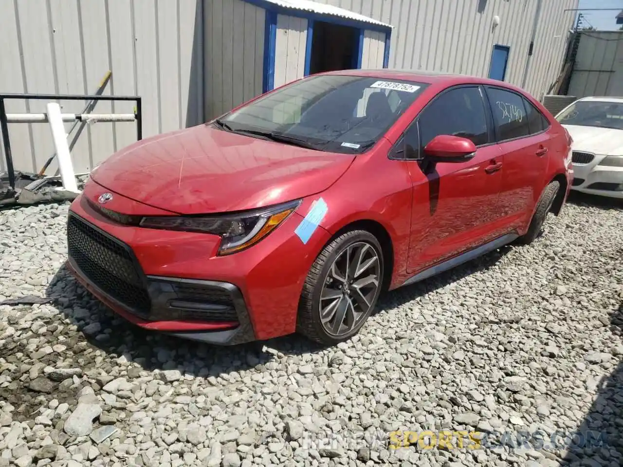 2 Photograph of a damaged car JTDT4MCE8MJ068899 TOYOTA COROLLA 2021