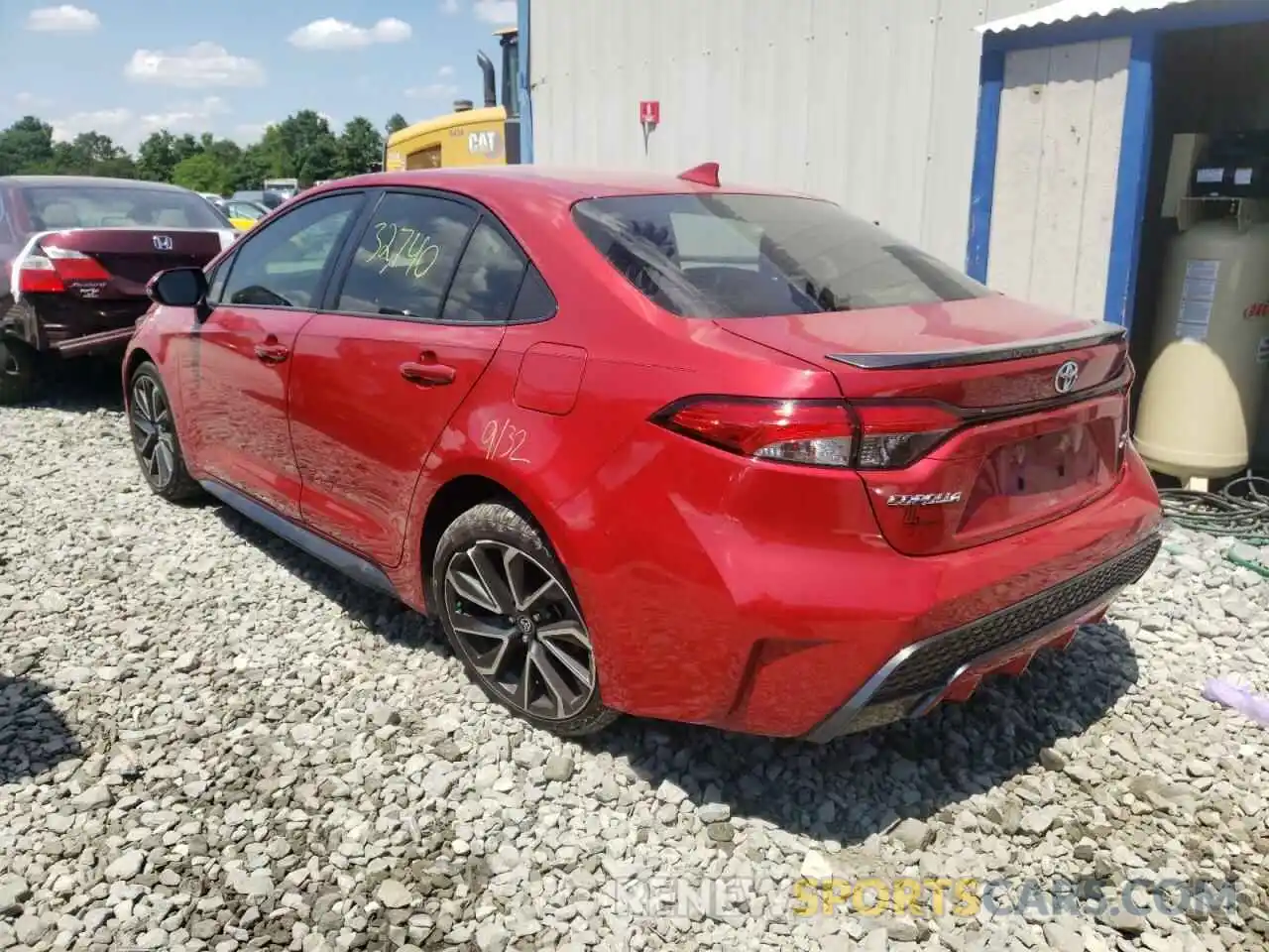 3 Photograph of a damaged car JTDT4MCE8MJ068899 TOYOTA COROLLA 2021