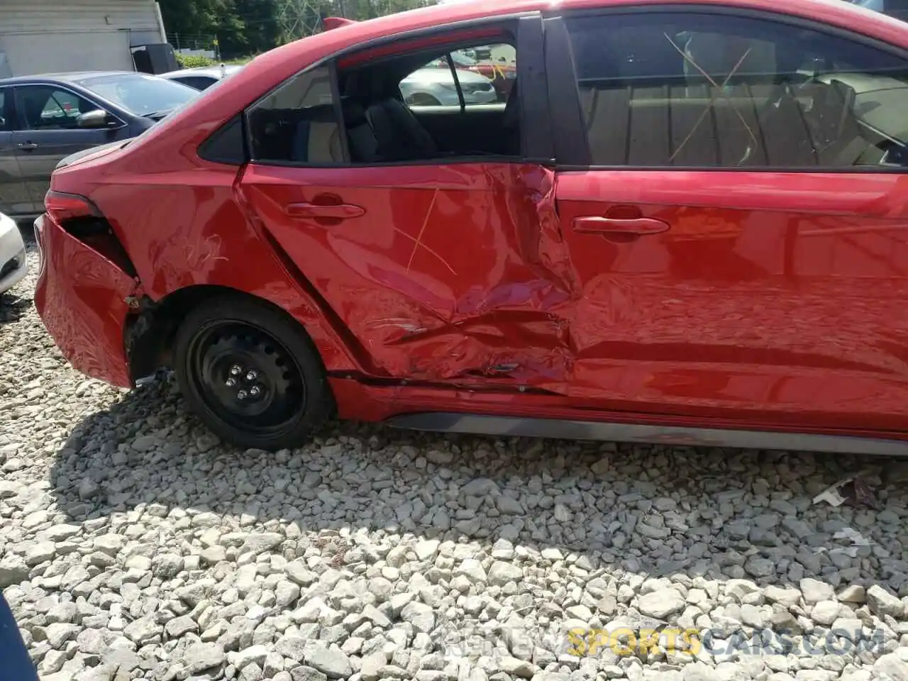 9 Photograph of a damaged car JTDT4MCE8MJ068899 TOYOTA COROLLA 2021