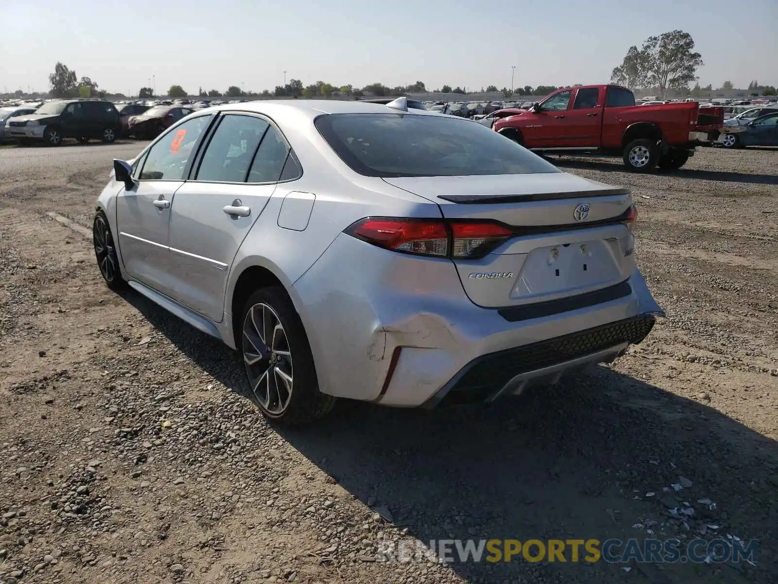 3 Photograph of a damaged car JTDT4MCE9MJ079250 TOYOTA COROLLA 2021