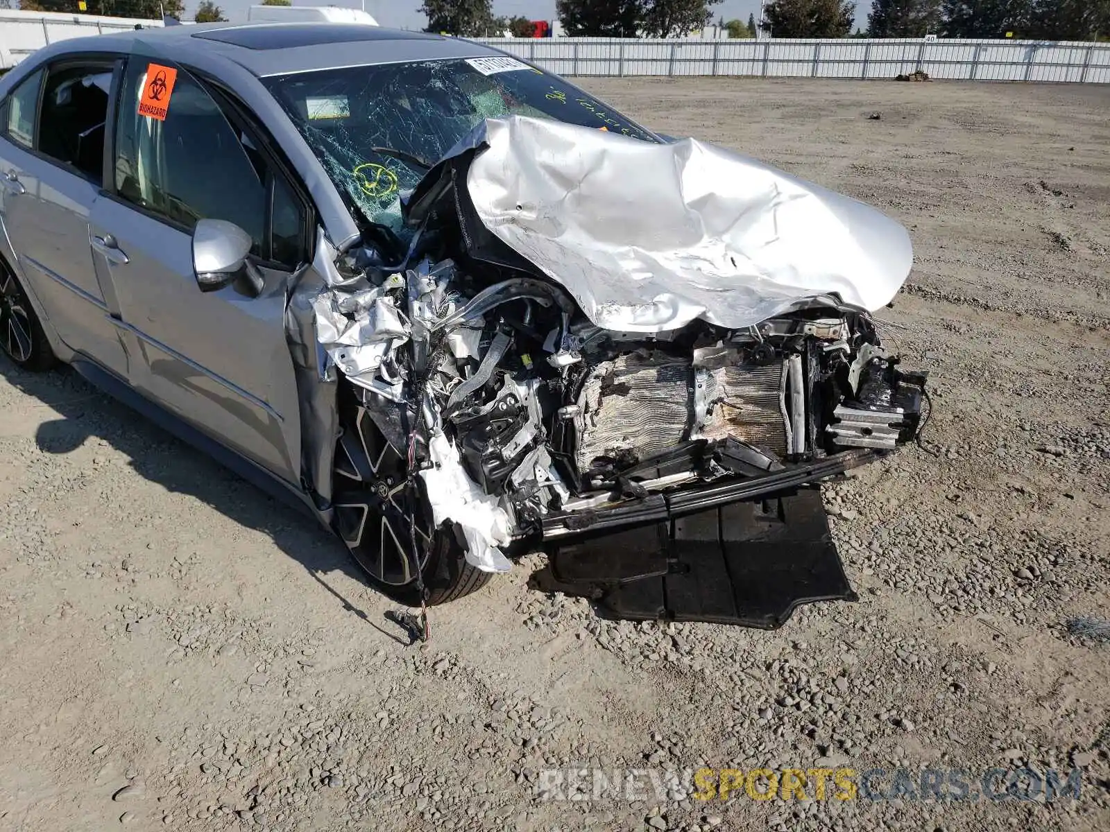 9 Photograph of a damaged car JTDT4MCE9MJ079250 TOYOTA COROLLA 2021