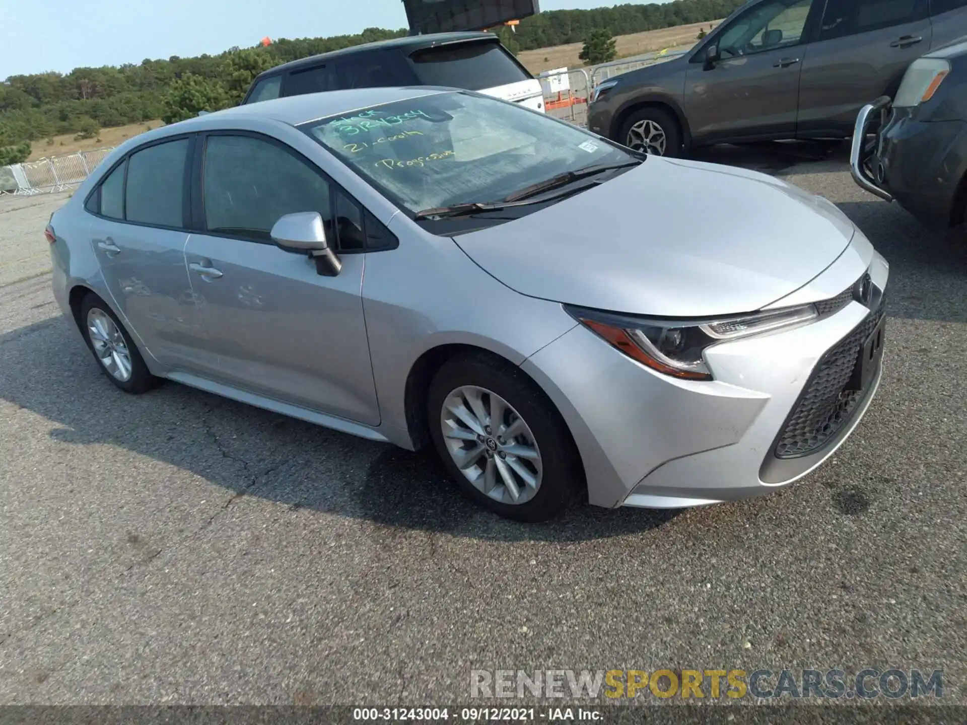 1 Photograph of a damaged car JTDVPMAE0MJ120125 TOYOTA COROLLA 2021