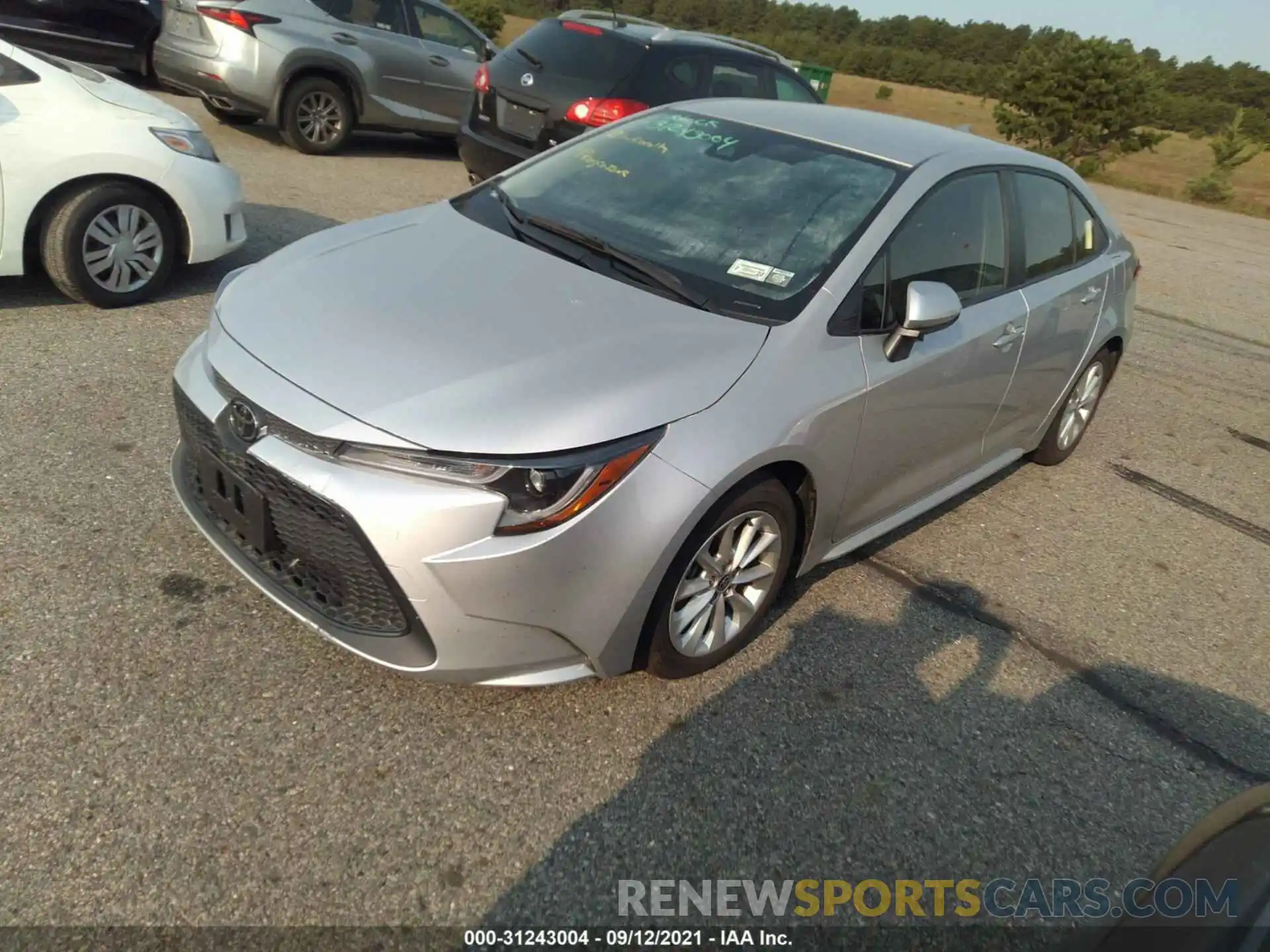 2 Photograph of a damaged car JTDVPMAE0MJ120125 TOYOTA COROLLA 2021