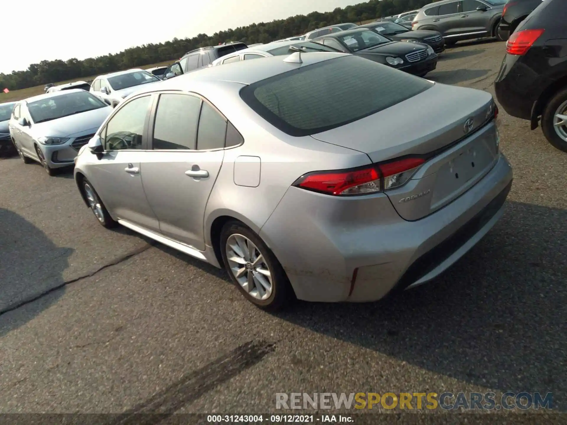 3 Photograph of a damaged car JTDVPMAE0MJ120125 TOYOTA COROLLA 2021