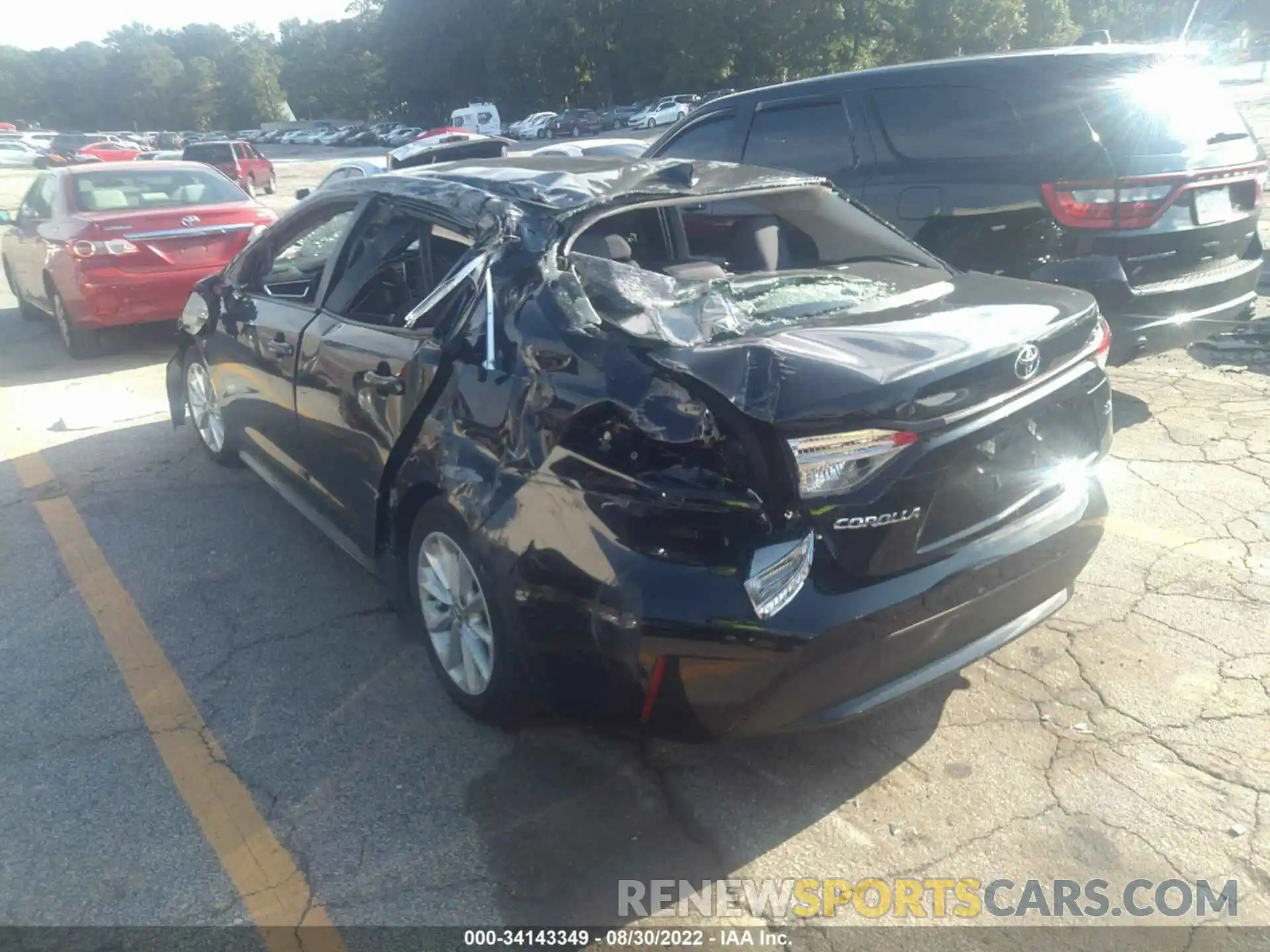 3 Photograph of a damaged car JTDVPMAE0MJ121677 TOYOTA COROLLA 2021