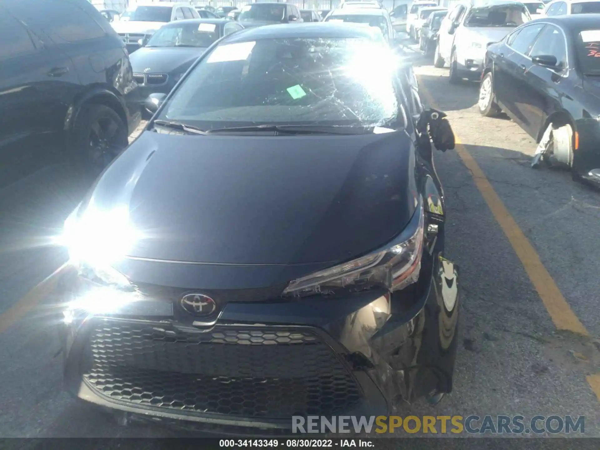 6 Photograph of a damaged car JTDVPMAE0MJ121677 TOYOTA COROLLA 2021