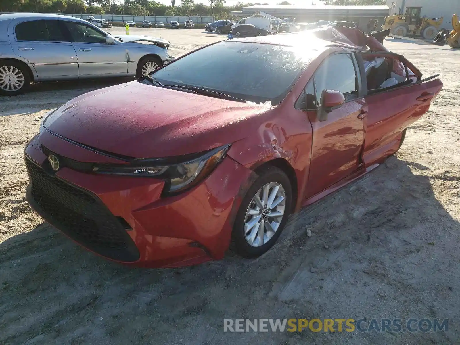 2 Photograph of a damaged car JTDVPMAE0MJ121954 TOYOTA COROLLA 2021