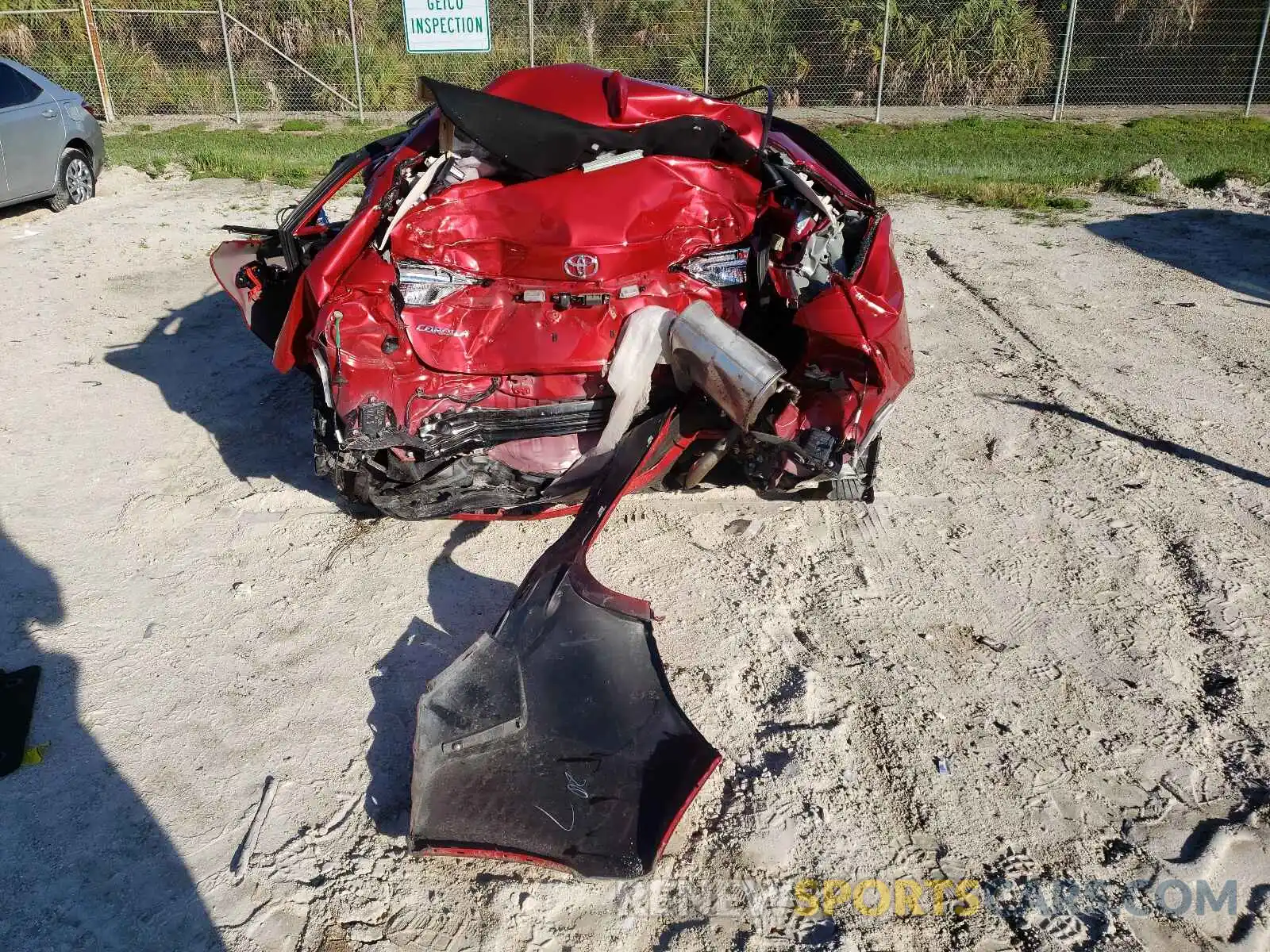 9 Photograph of a damaged car JTDVPMAE0MJ121954 TOYOTA COROLLA 2021