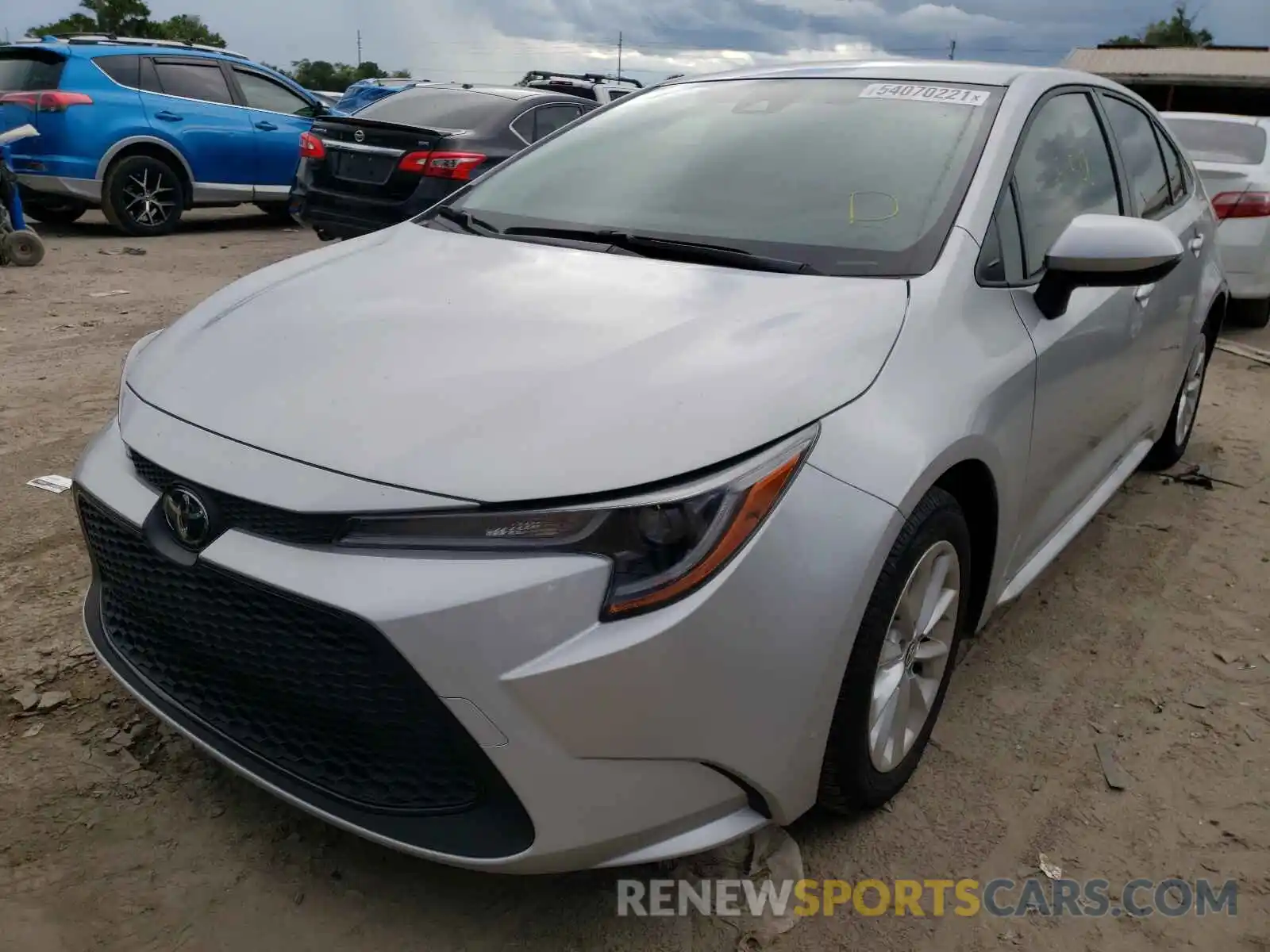 2 Photograph of a damaged car JTDVPMAE0MJ122263 TOYOTA COROLLA 2021