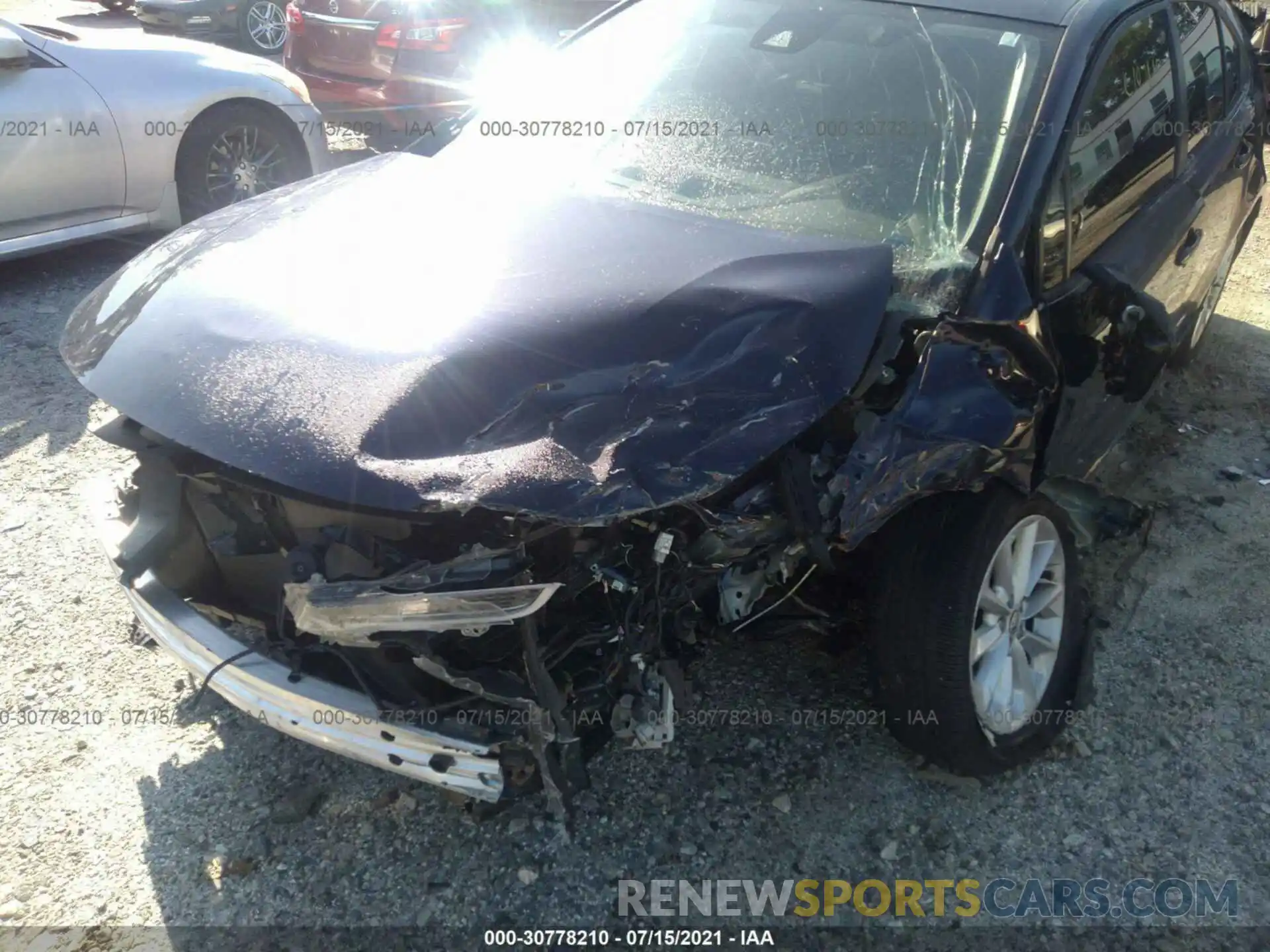 6 Photograph of a damaged car JTDVPMAE0MJ123199 TOYOTA COROLLA 2021