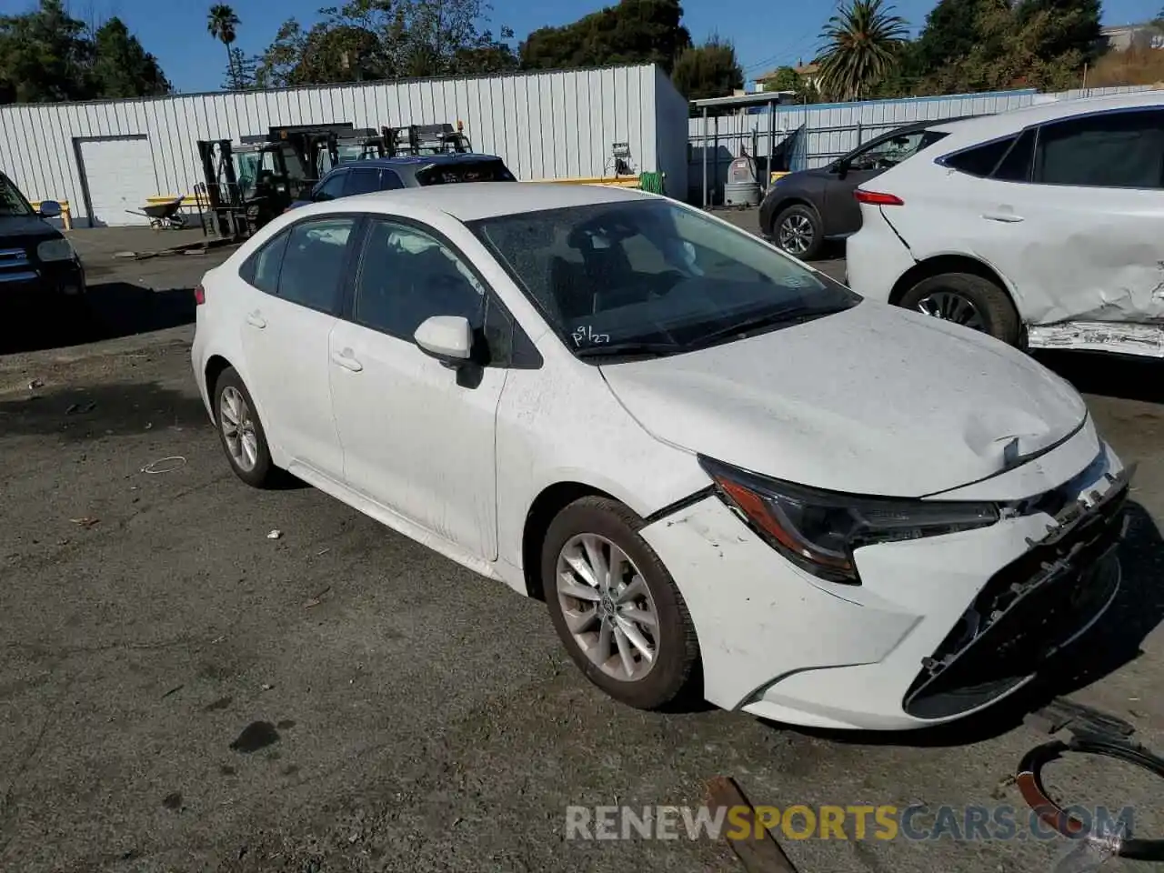 4 Photograph of a damaged car JTDVPMAE0MJ128743 TOYOTA COROLLA 2021