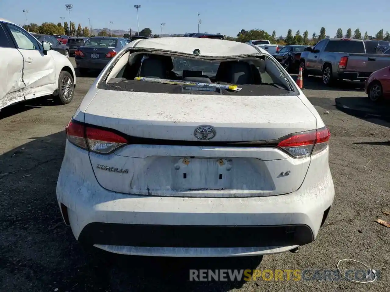 6 Photograph of a damaged car JTDVPMAE0MJ128743 TOYOTA COROLLA 2021