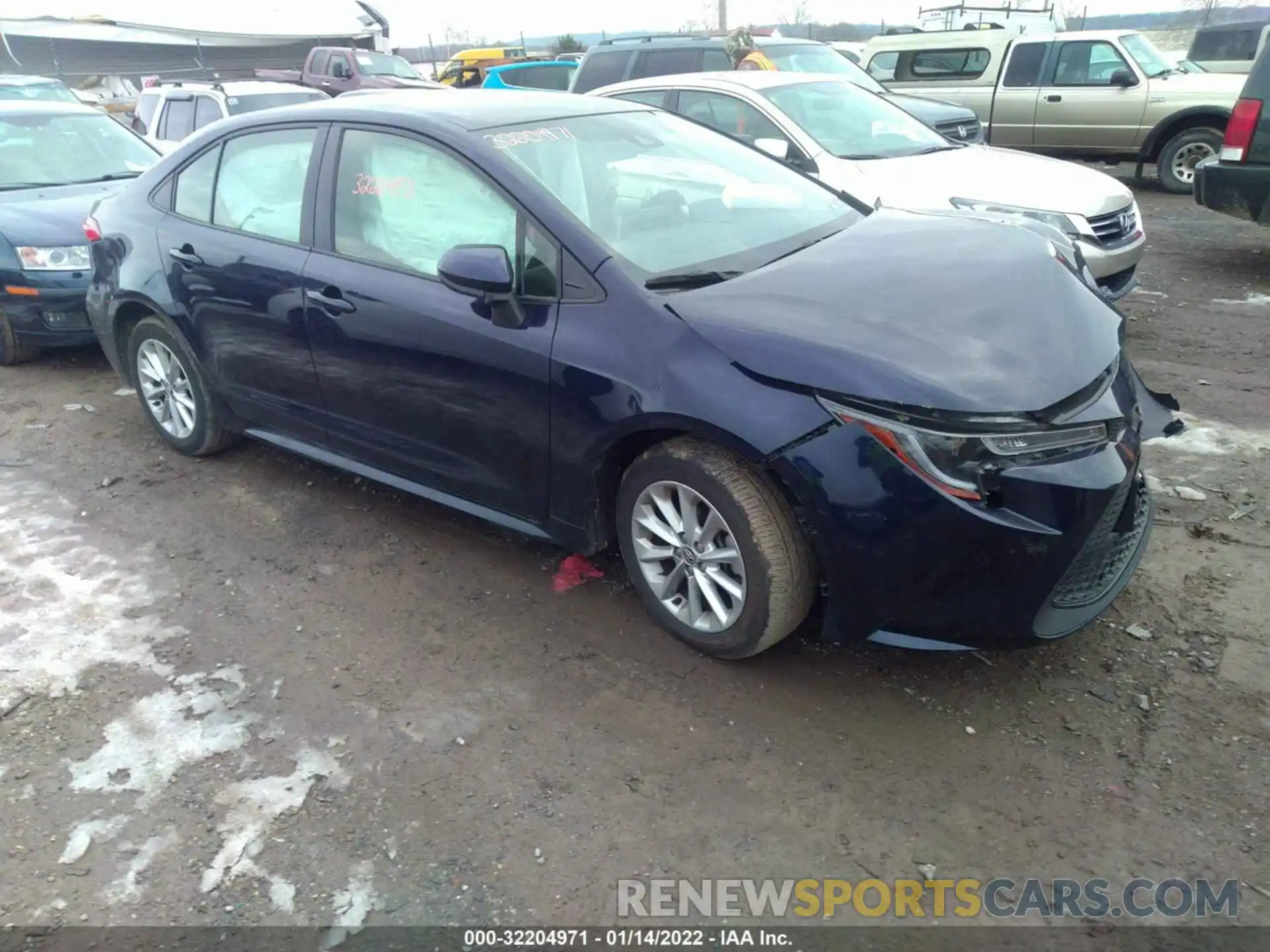 1 Photograph of a damaged car JTDVPMAE0MJ129200 TOYOTA COROLLA 2021