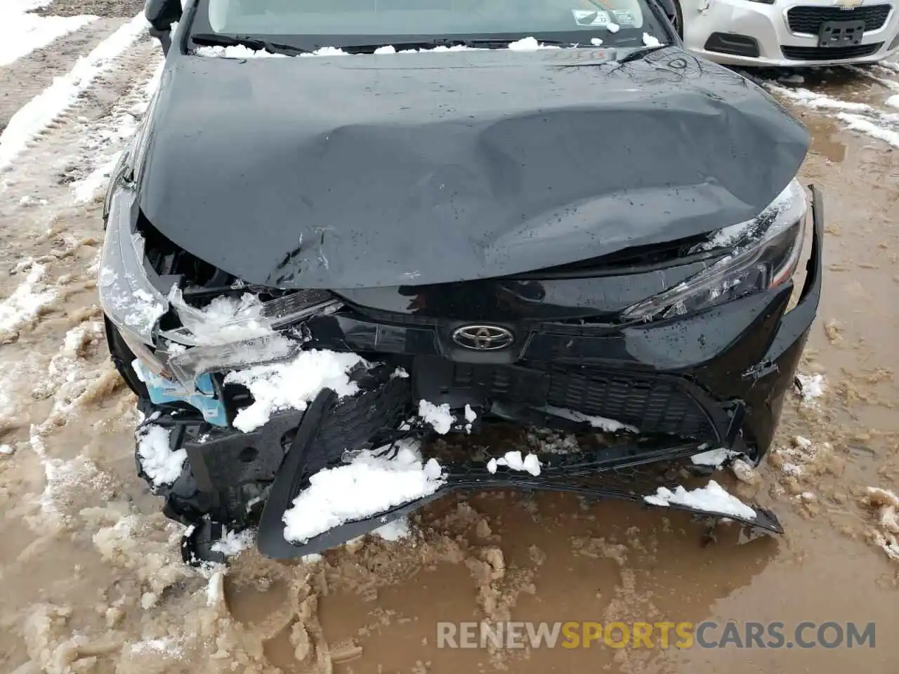 9 Photograph of a damaged car JTDVPMAE0MJ129620 TOYOTA COROLLA 2021