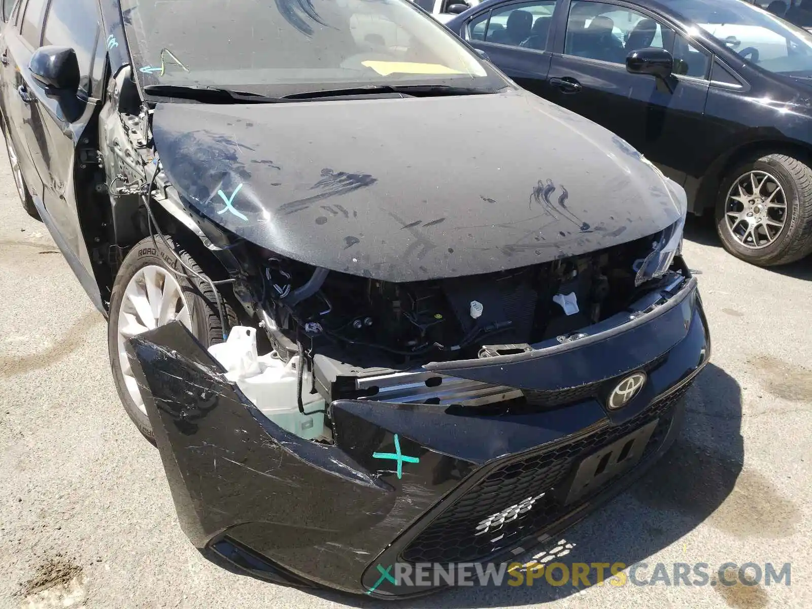 9 Photograph of a damaged car JTDVPMAE0MJ129892 TOYOTA COROLLA 2021