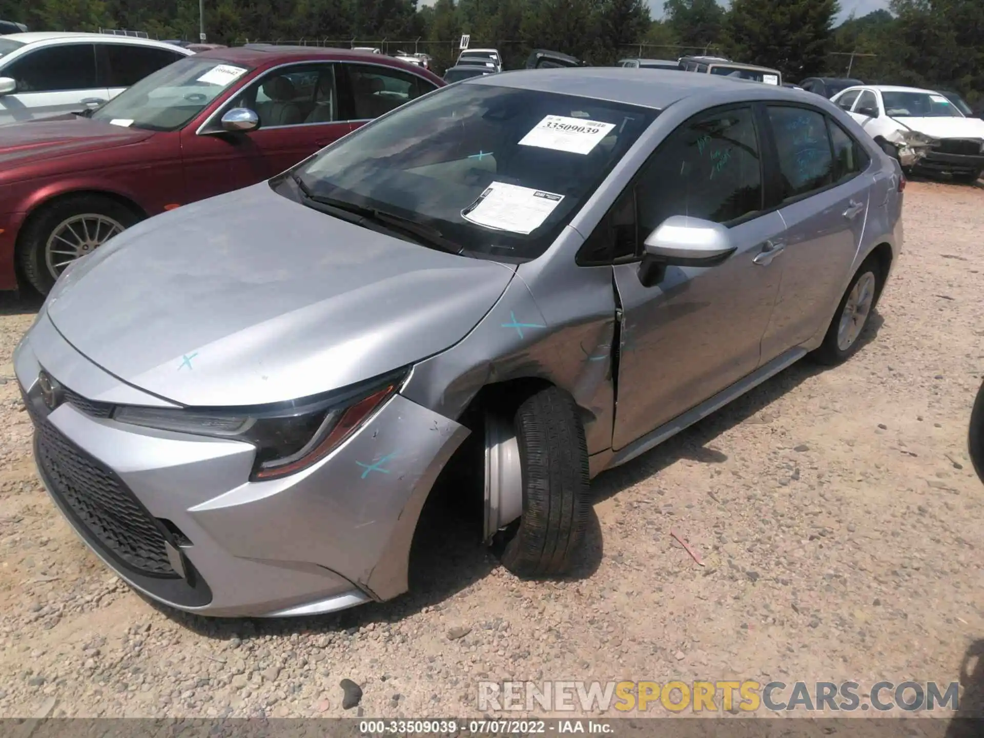 2 Photograph of a damaged car JTDVPMAE0MJ130508 TOYOTA COROLLA 2021