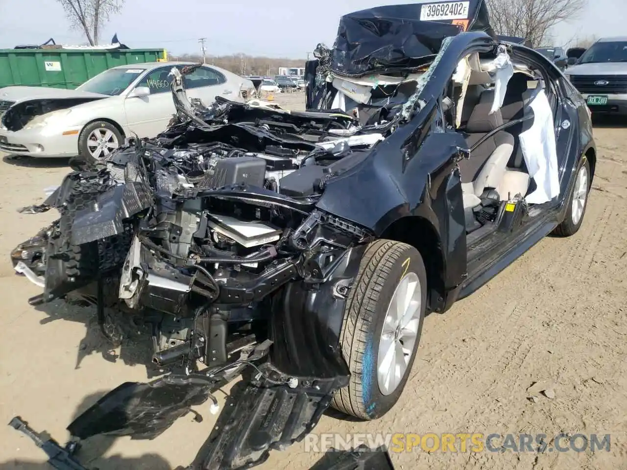 2 Photograph of a damaged car JTDVPMAE0MJ132775 TOYOTA COROLLA 2021