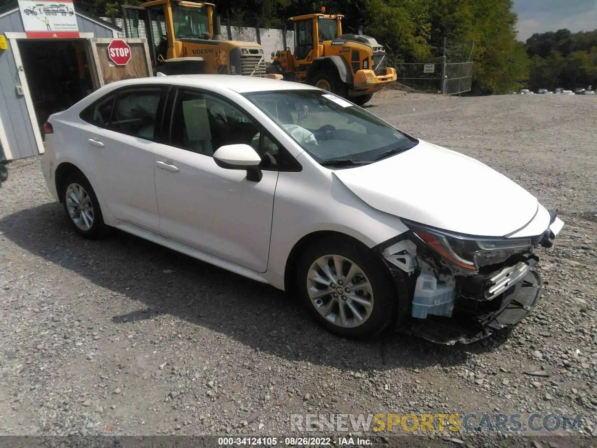 1 Photograph of a damaged car JTDVPMAE0MJ134963 TOYOTA COROLLA 2021