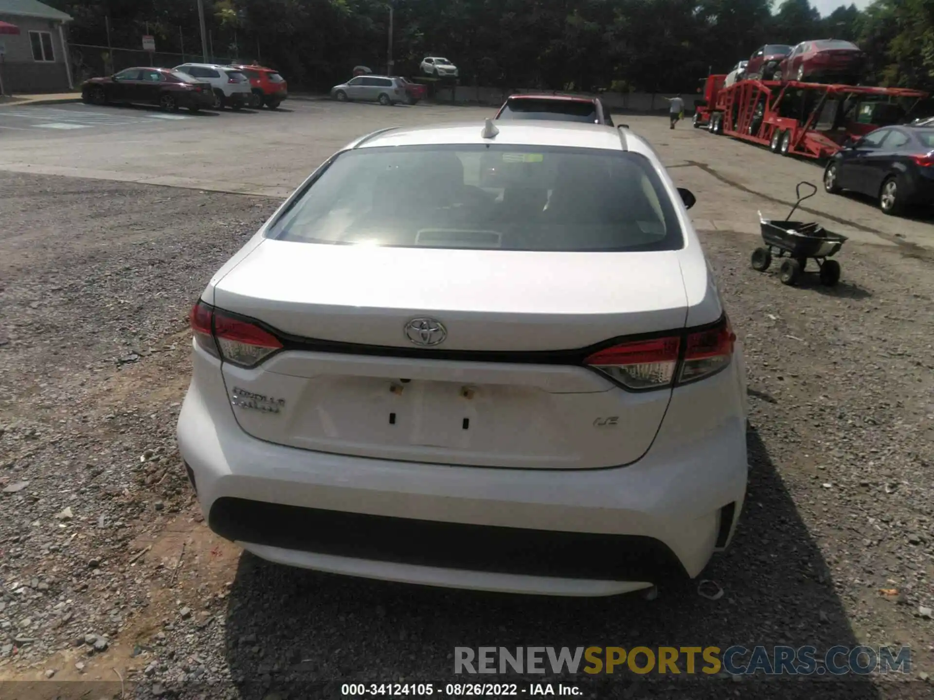 12 Photograph of a damaged car JTDVPMAE0MJ134963 TOYOTA COROLLA 2021