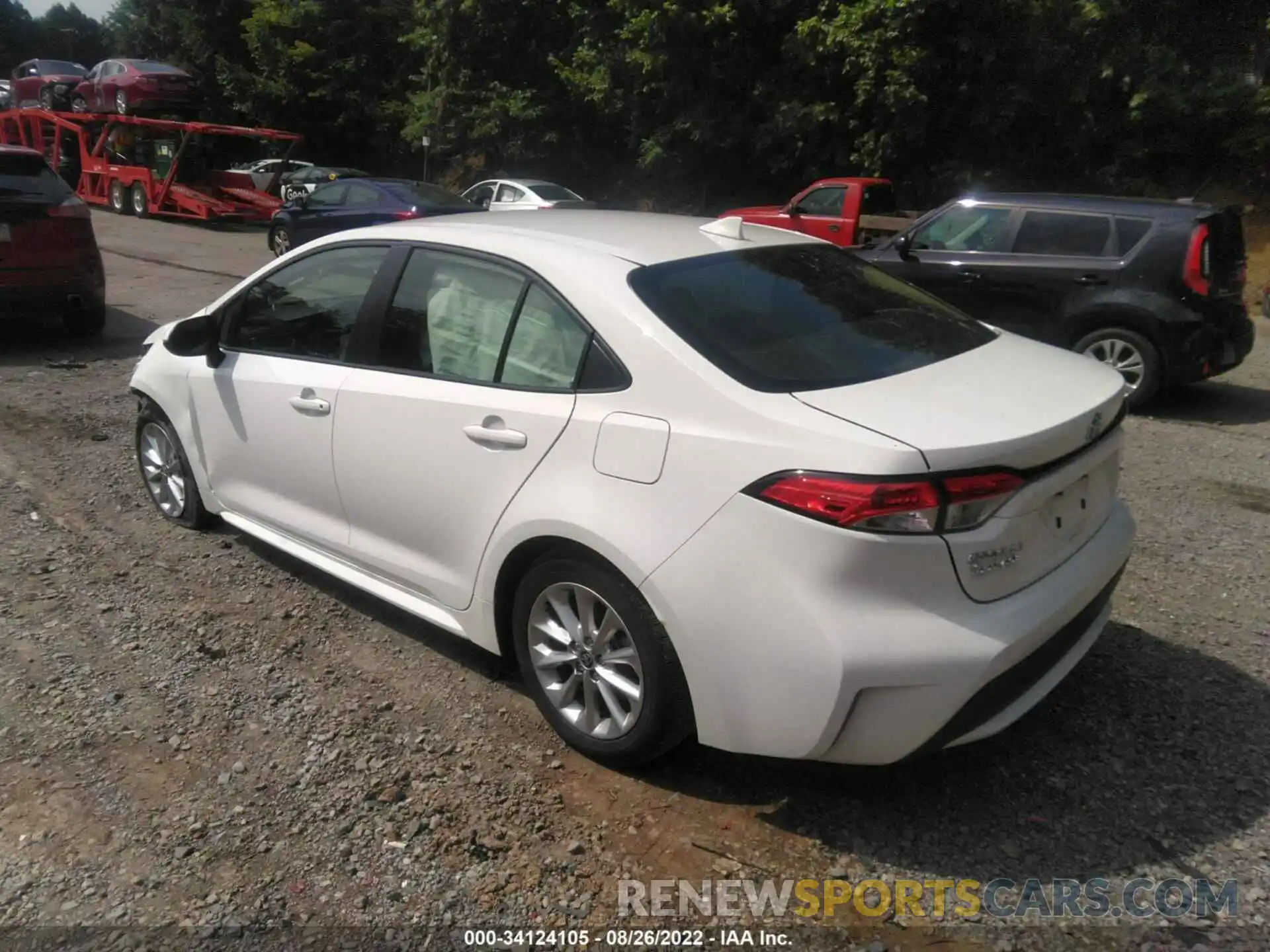 3 Photograph of a damaged car JTDVPMAE0MJ134963 TOYOTA COROLLA 2021