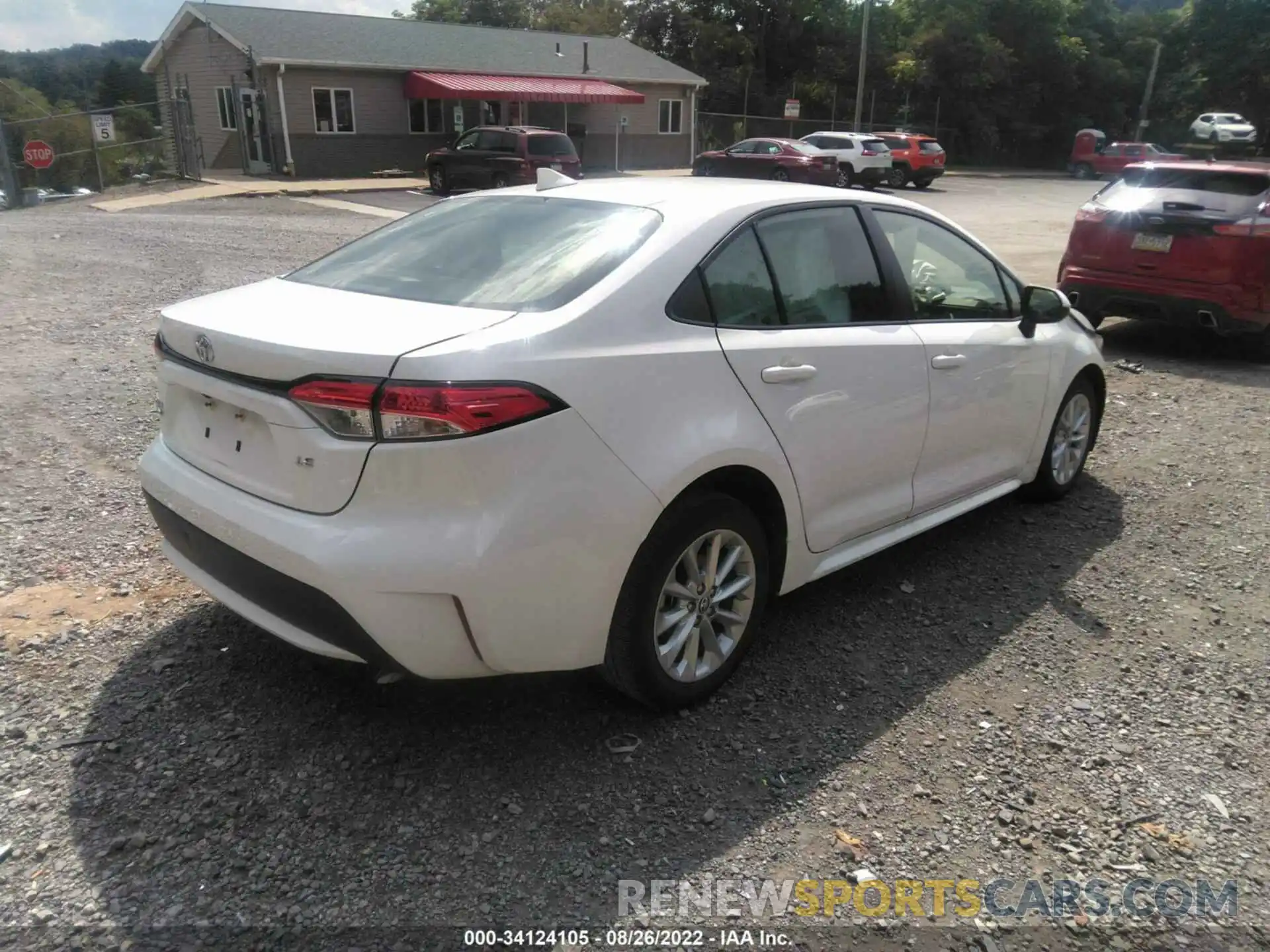 4 Photograph of a damaged car JTDVPMAE0MJ134963 TOYOTA COROLLA 2021