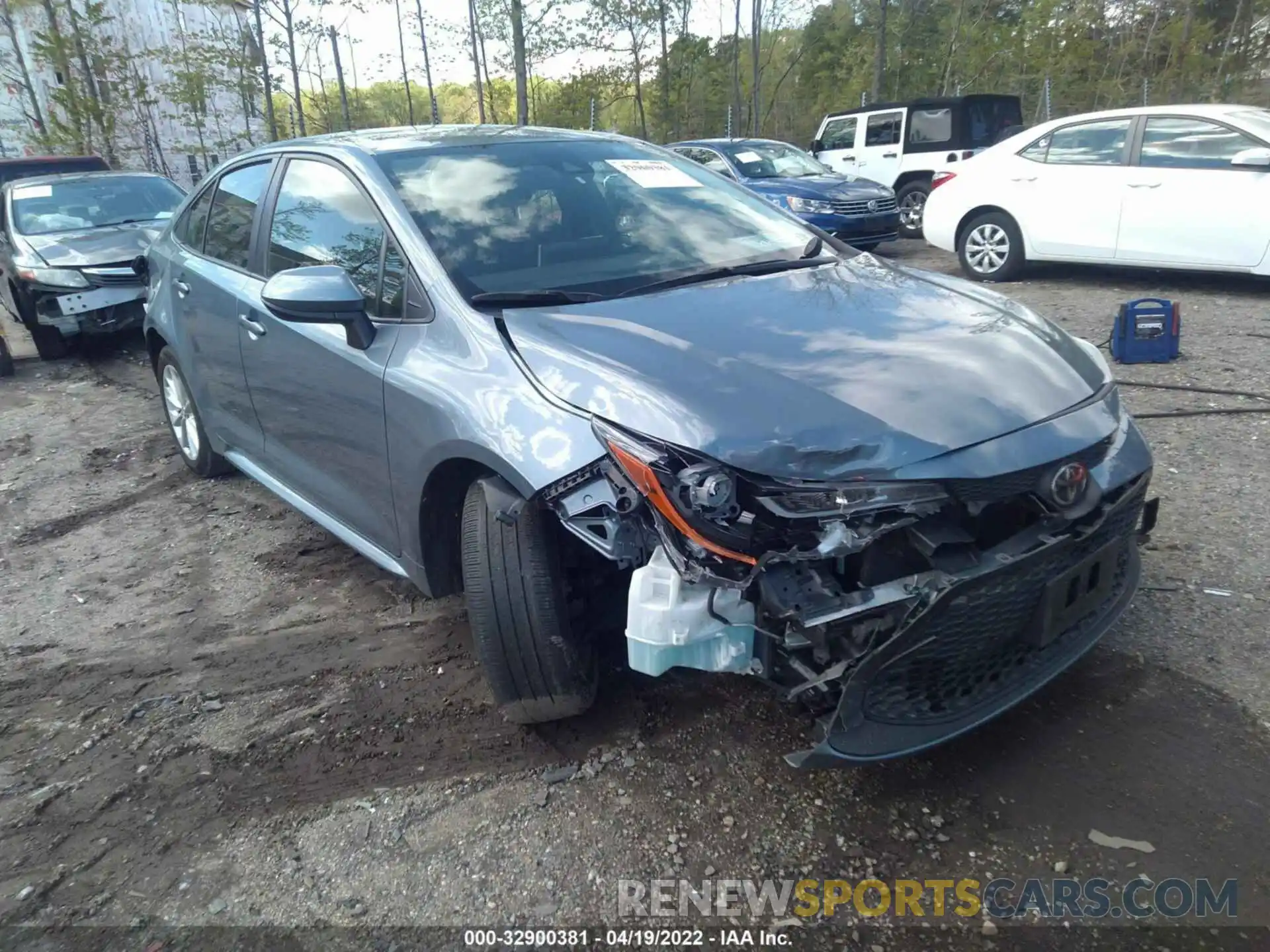 1 Photograph of a damaged car JTDVPMAE0MJ135465 TOYOTA COROLLA 2021