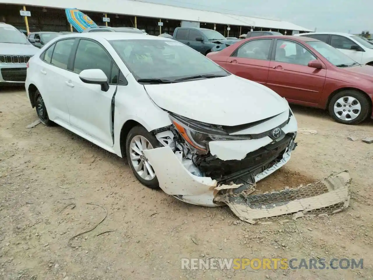 1 Photograph of a damaged car JTDVPMAE0MJ149026 TOYOTA COROLLA 2021