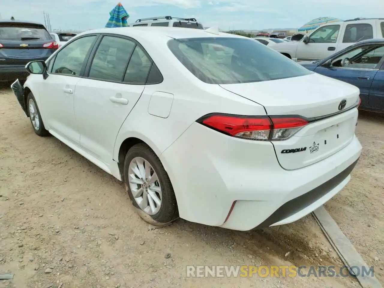 3 Photograph of a damaged car JTDVPMAE0MJ149026 TOYOTA COROLLA 2021