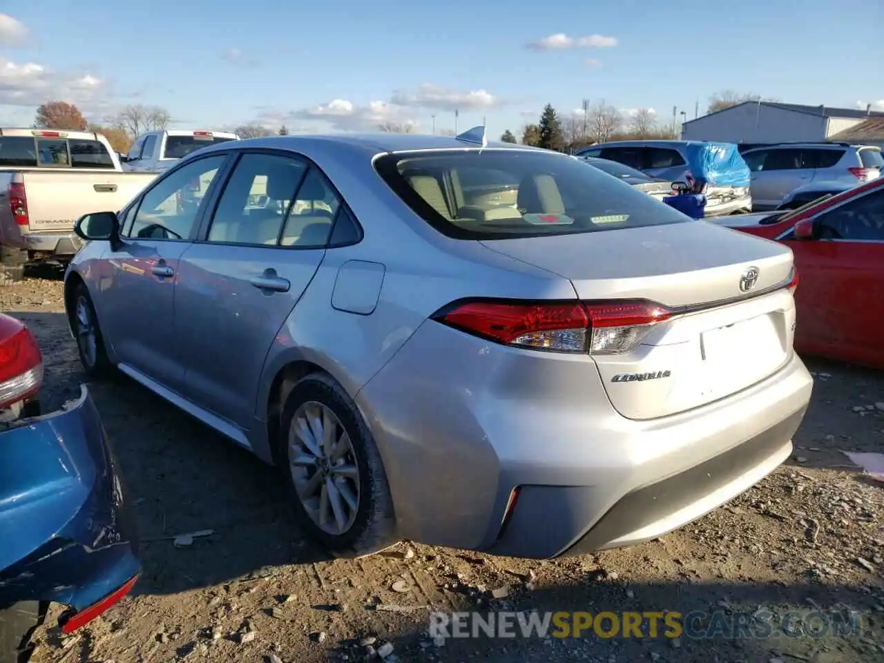 3 Photograph of a damaged car JTDVPMAE0MJ149818 TOYOTA COROLLA 2021