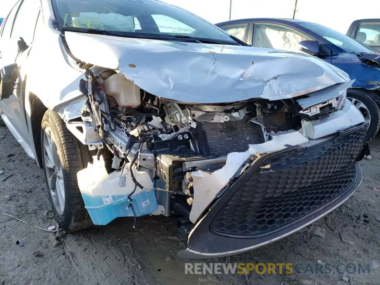 9 Photograph of a damaged car JTDVPMAE0MJ149818 TOYOTA COROLLA 2021