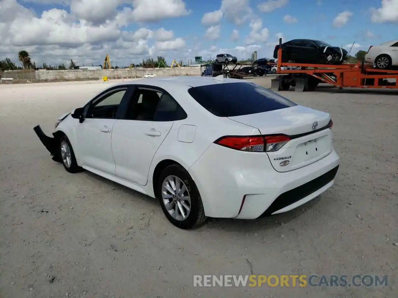 3 Photograph of a damaged car JTDVPMAE0MJ161080 TOYOTA COROLLA 2021