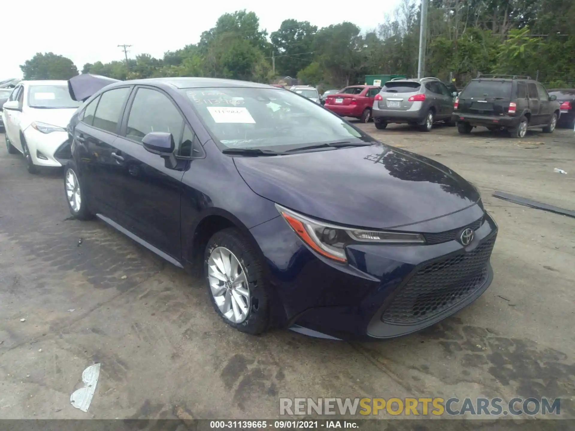 1 Photograph of a damaged car JTDVPMAE0MJ162939 TOYOTA COROLLA 2021