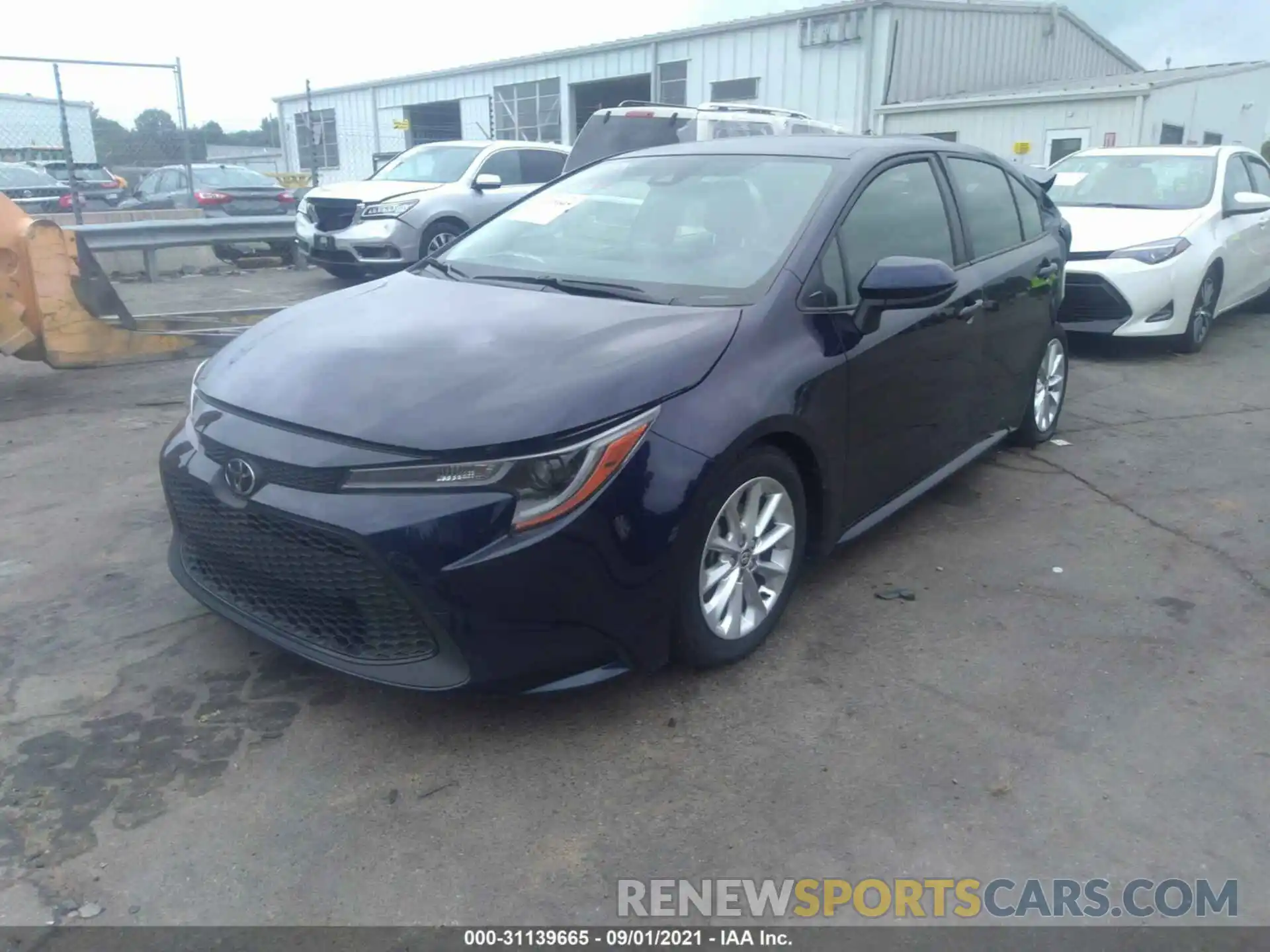 2 Photograph of a damaged car JTDVPMAE0MJ162939 TOYOTA COROLLA 2021