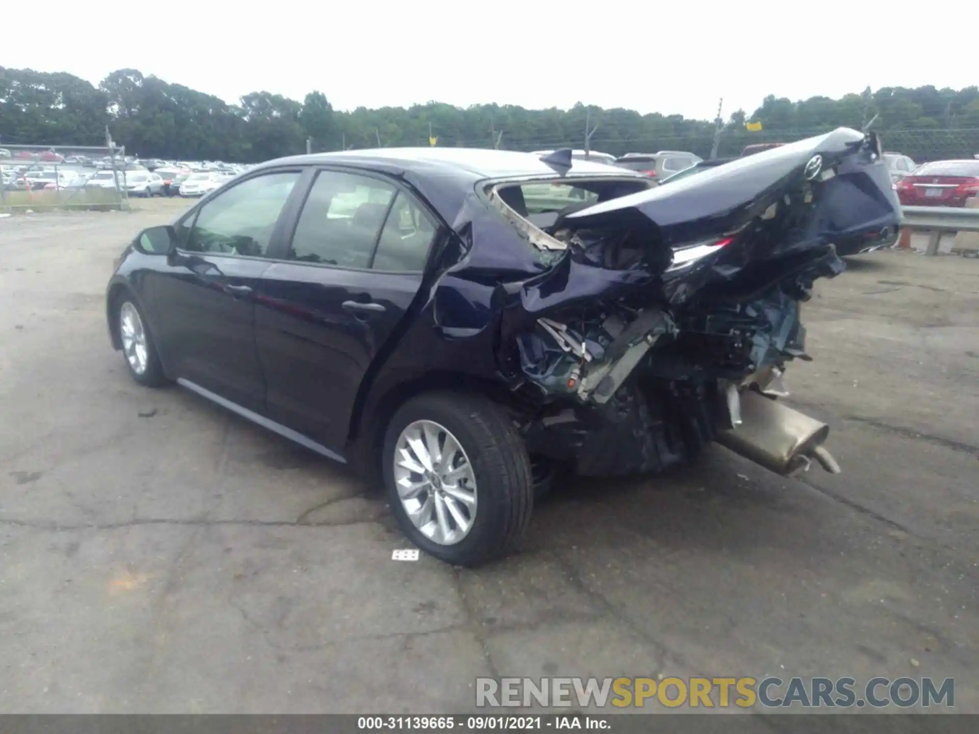 3 Photograph of a damaged car JTDVPMAE0MJ162939 TOYOTA COROLLA 2021