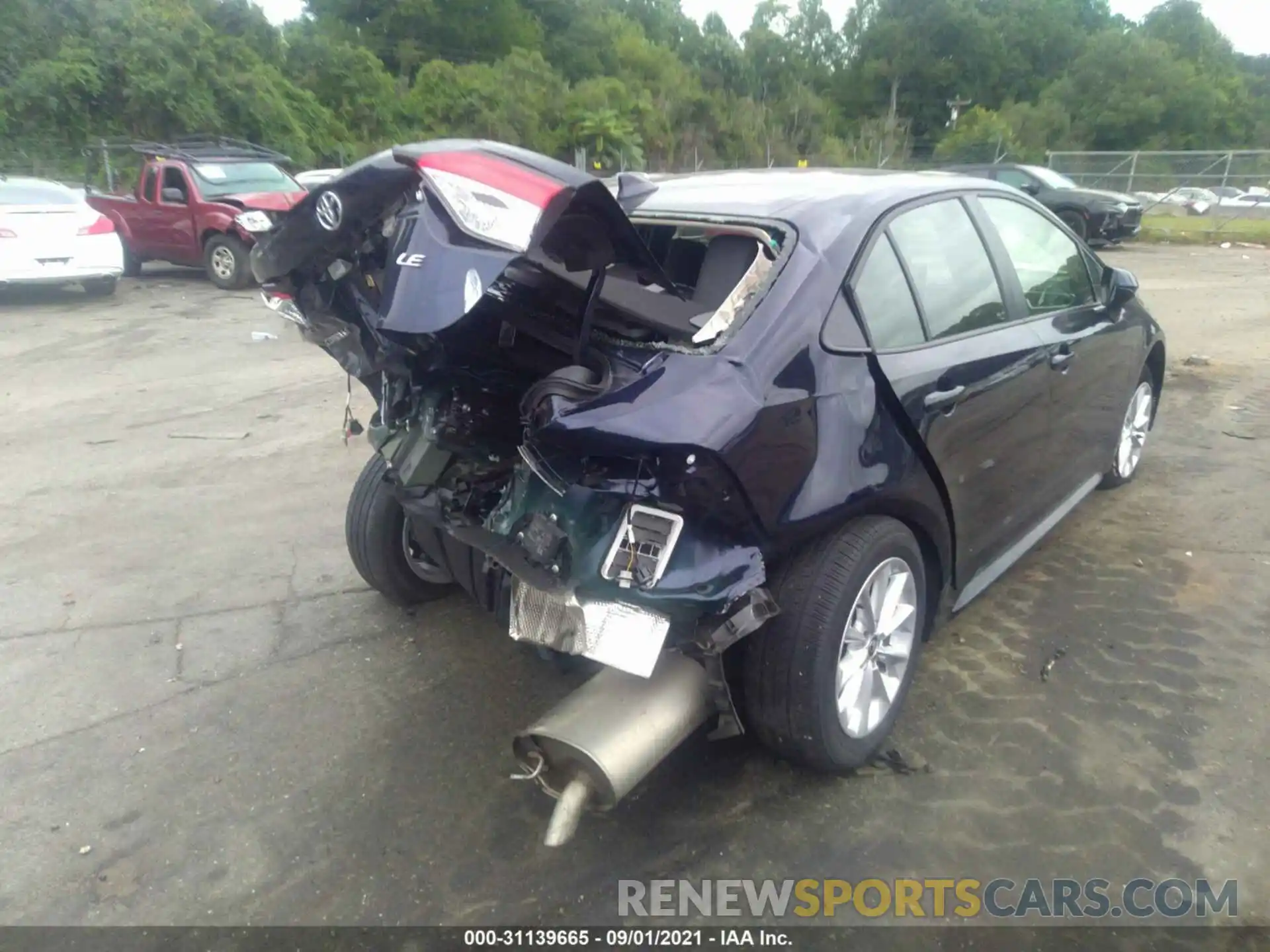 6 Photograph of a damaged car JTDVPMAE0MJ162939 TOYOTA COROLLA 2021