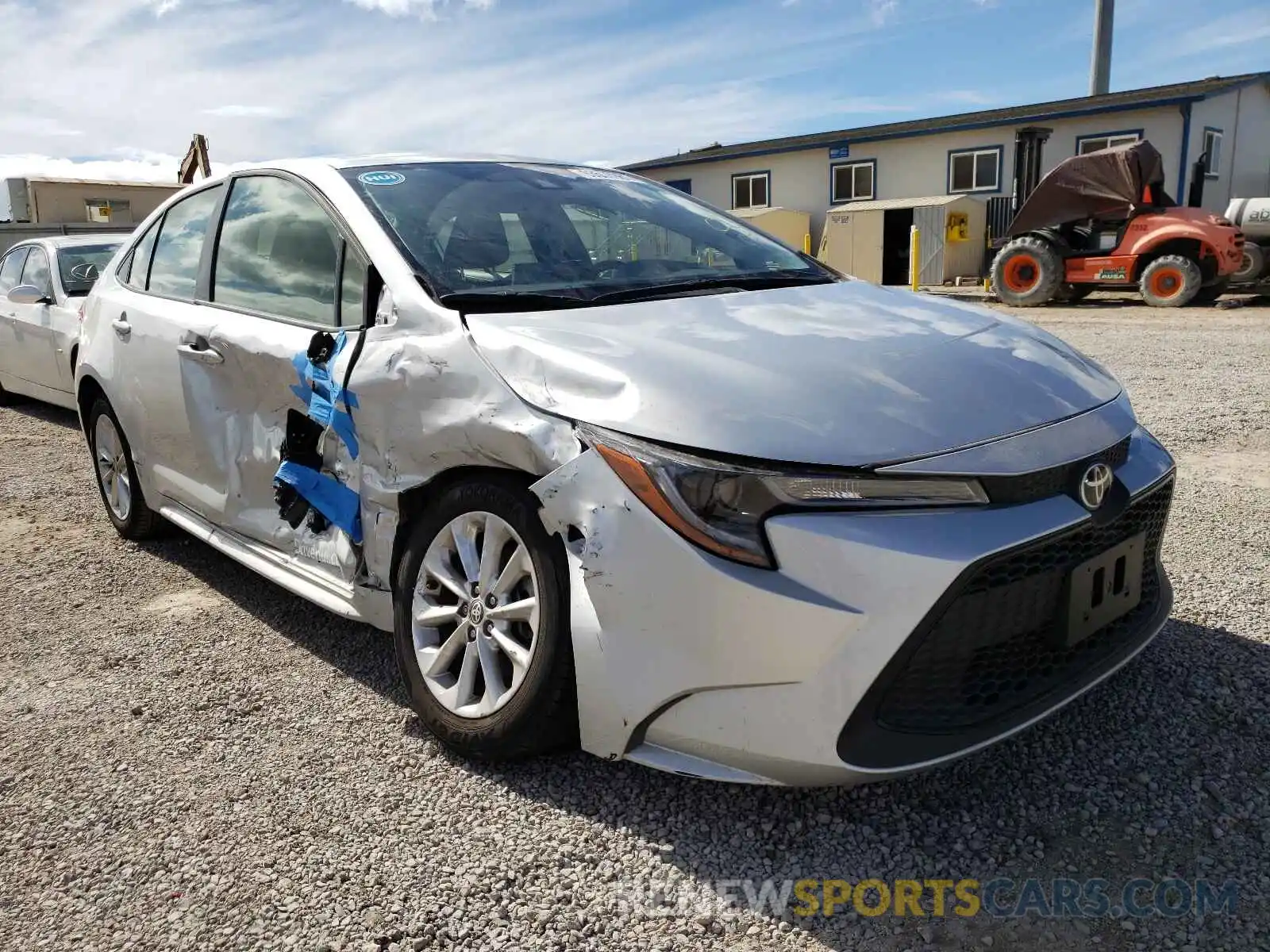 1 Photograph of a damaged car JTDVPMAE0MJ163119 TOYOTA COROLLA 2021