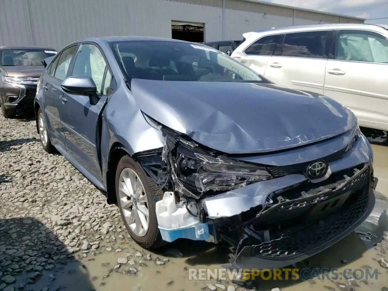 1 Photograph of a damaged car JTDVPMAE1MJ120327 TOYOTA COROLLA 2021