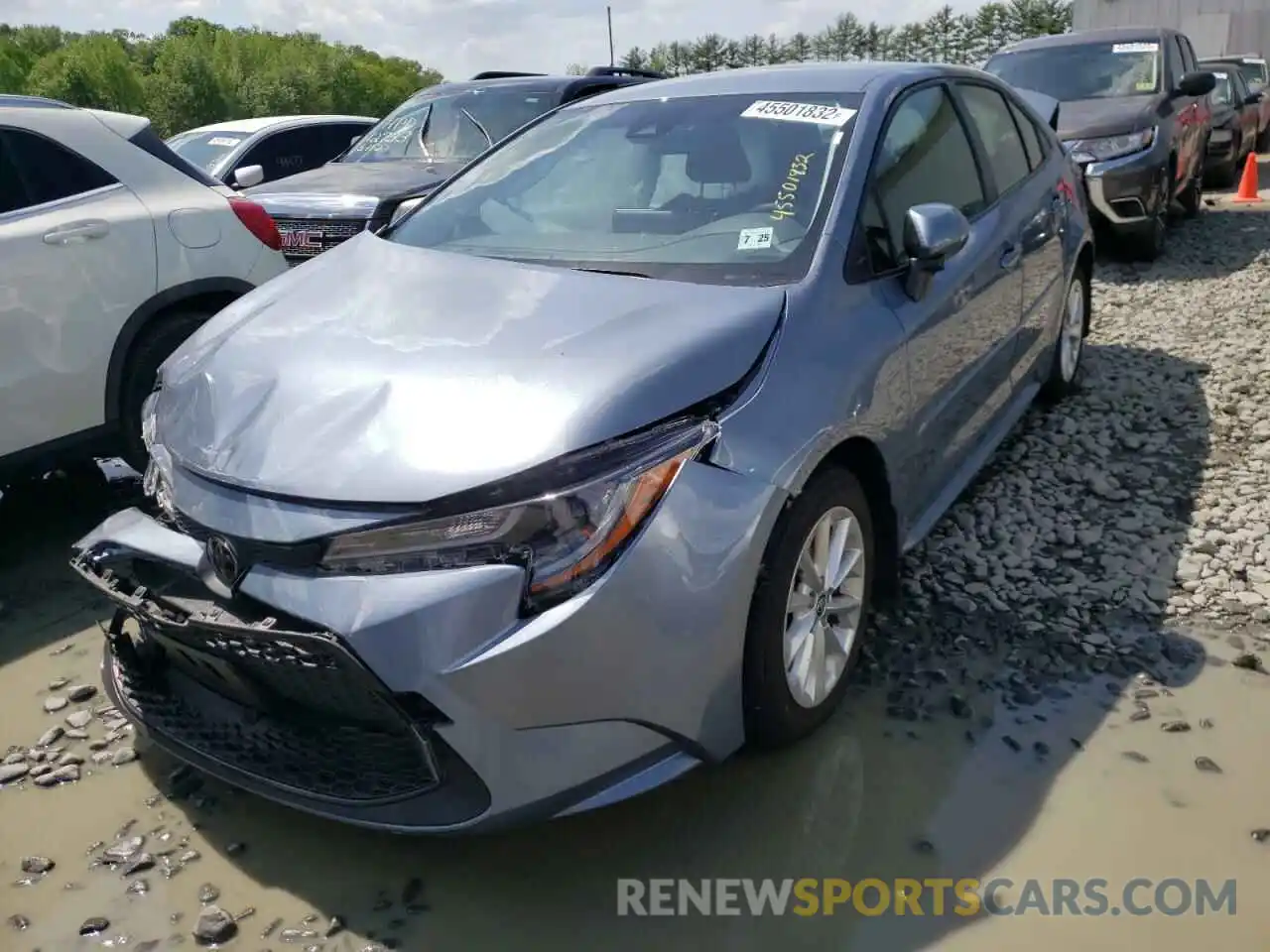 2 Photograph of a damaged car JTDVPMAE1MJ120327 TOYOTA COROLLA 2021